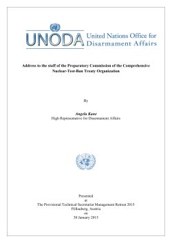 Address to the staff of the Preparatory Commission of the