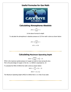 Useful Formulas for Gas Math Calculating Atmospheres Absolute