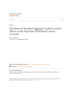 Deviations in Standard Aggregate Gradation and its