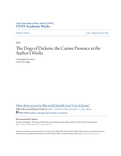 The Dogs of Dickens - CUNY Academic Works