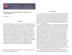 Abstract Coinciding with the rise of women`s reform movements in