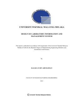 - Universiti Teknikal Malaysia Melaka Repository