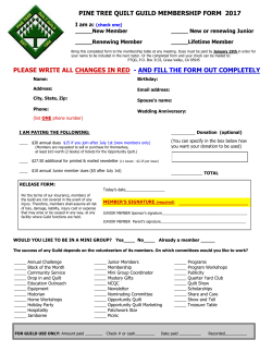 Membership Application - 2017