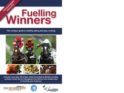 Fuelling Winners 2 - The Professional Jockeys Association