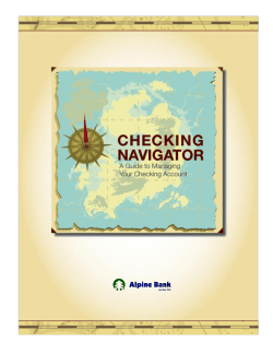 A Guide to Managing Your Checking Account