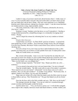 Only a Savior Like Jesus Could Love People Like