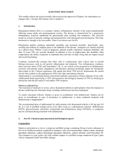 Humira : EPAR - Scientific Discussion