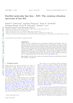 ExoMol molecular line lists-XIV: The rotation