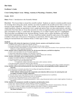 Facilitator Guide - Yerkes National Primate Research Center