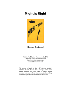 Might is Right - WordPress.com