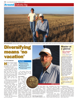 Diversifying means `no vacation` - Farm Progress Issue Search Engine