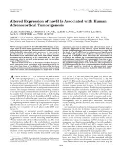 Altered Expression of novH Is Associated with Human