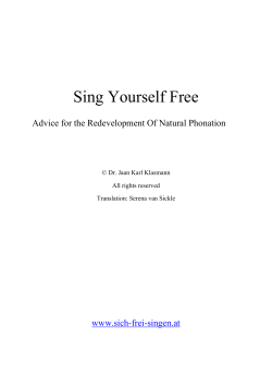 Sing Yourself Free_mit Illus