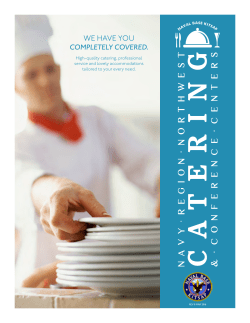 NBK Catering Menu (Hors D`oeuvres)