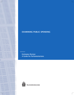 Examining Public Spending