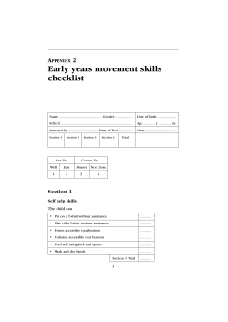 Checklist