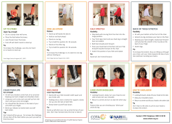 Be Active Simple Exercises to try at home` poster