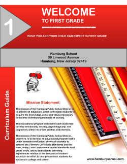 Grade 1 - Hamburg School