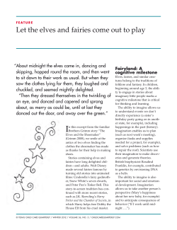 Let the elves and fairies come out to play