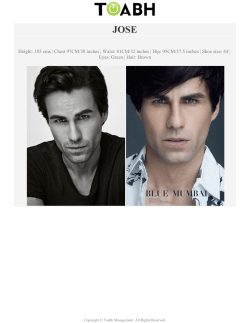 Height: 185 cms | Chest 97CM/38 inches | Waist: 81CM/32