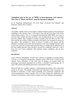 Geological risk in the use of TBMs in heterogeneous rock masses