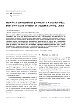 from the Yixian Formation of western Liaoning, China