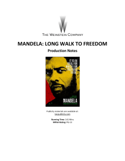 mandela: long walk to freedom