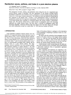 Rarefaction waves, solitons, and holes in a pure electron plasma