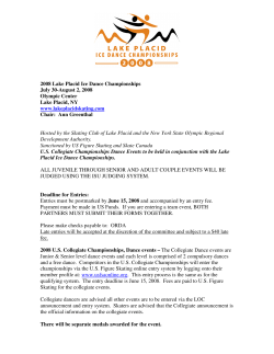 2008 Lake Placid Ice Dance Championships