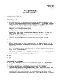Assignment #2