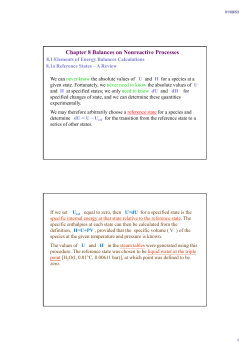 Chapter 8 Balances on Nonreactive Processes