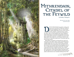 Mithrendain, Citadel of the Feywild