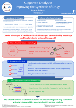 Cheaper drugs: Making the most of your catalyst