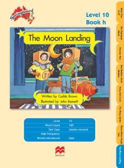 The Moon Landing Teacher Notes
