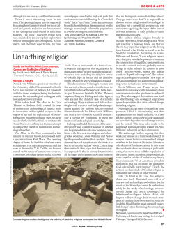 Unearthing religion