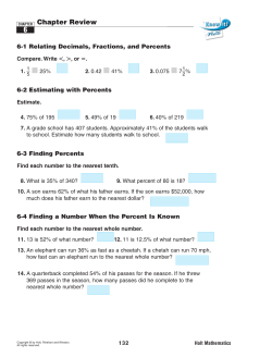 Chapter Review 6