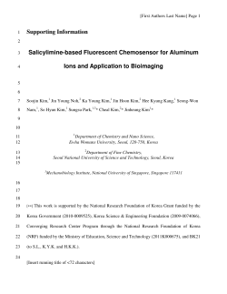 Supporting Information Salicylimine