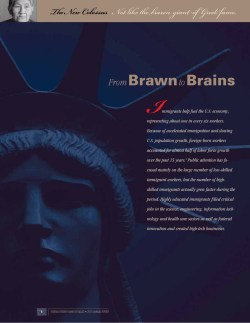 Brawn to Brains: How Immigration Works for America