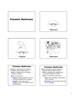 Poisonous Mushrooms