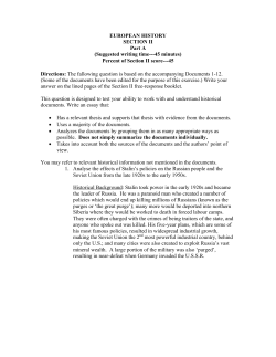 Stalin DBQ - Angelfire