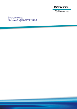 Neuerungen Metrosoft QUARTIS R10