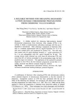 A reliable method for obtaining high-resolution banded