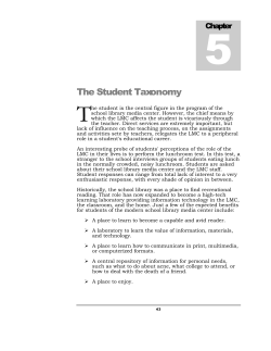 The Student Taxonomy - SJSU | School of Information