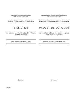 bill c-325 projet de loi c-325