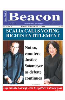 scalia calls voting rights entitlement