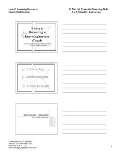 C 5X5 - Learning Success Institute