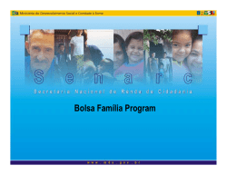 Bolsa Fam&iacute;lia Program