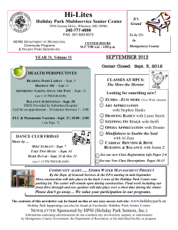 HP-Newsletter-2012.0.. - Holiday Park Senior Center