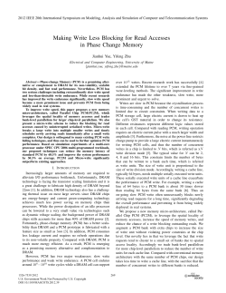 Making Write Less Blocking for Read Accesses in