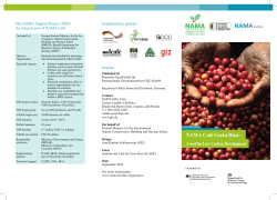 NAMA Caf&eacute; Costa Rica &ndash;